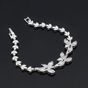 Luxury 4PCS Wedding Jewelry Set For Women Wedding Party Zirconia Dubai Bridal jewelry Set 2024