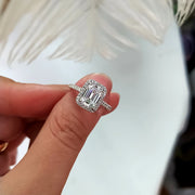 cut 2ct Lab Ring Bridal sets Real 925 sterling silverEngagement Wedding band Rings for Women Bridal Gem Jewelry