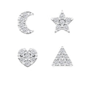Multible Earring Jewelry Sets Earring for Women Fashion Casual Earrings Jewelry Circle Star Flower Geometry Piercing Earing