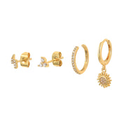 Multible Earring Jewelry Sets Earring for Women Fashion Casual Earrings Jewelry Circle Star Flower Geometry Piercing Earing