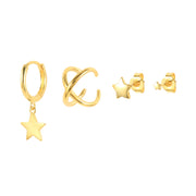 Multible Earring Jewelry Sets Earring for Women Fashion Casual Earrings Jewelry Circle Star Flower Geometry Piercing Earing