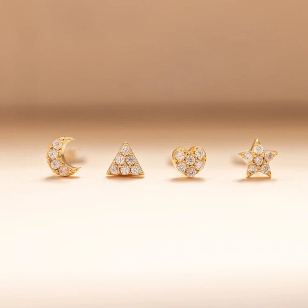 Multible Earring Jewelry Sets Earring for Women Fashion Casual Earrings Jewelry Circle Star Flower Geometry Piercing Earing