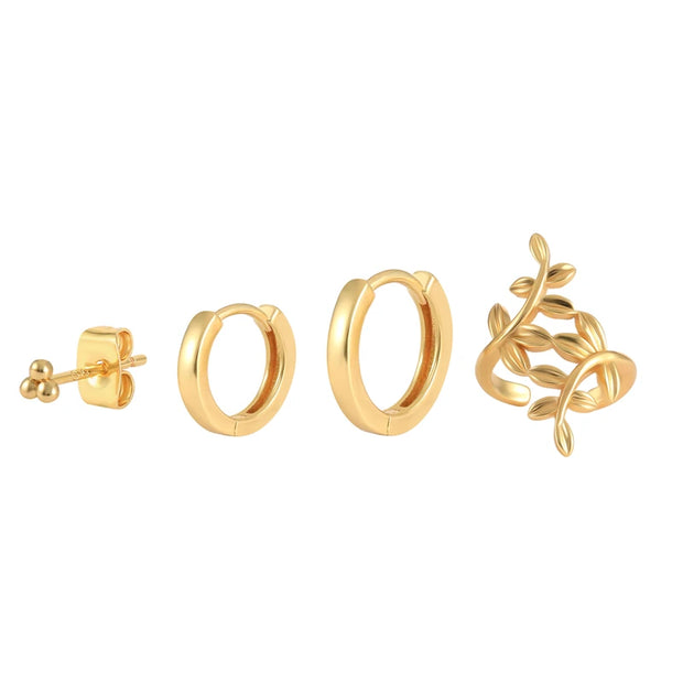 Multible Earring Jewelry Sets Earring for Women Fashion Casual Earrings Jewelry Circle Star Flower Geometry Piercing Earing