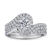 Ring Set For Women Lady Pure 100% 925 Sterling Silver Zircon Wedding  Engagement Twist Ring Jewelry Band For Party