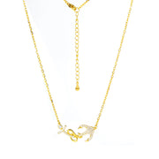 THUE High Quality Unisex 925 Silver Anchor Necklace For Men Women Hip Hop Jewelry Gifts