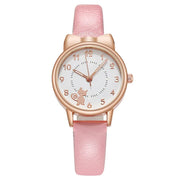 Luminous Kids Children Watch Digital Round Dial Children Watch Leather Strap Quartz Watches Kid Girls Clock Relogio Montre Reloj