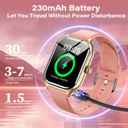 2025 New Smart Watch Bluetooth Call Message Reminder 24 Hour Health Monitoring Smart Watch Gift for Men and Women