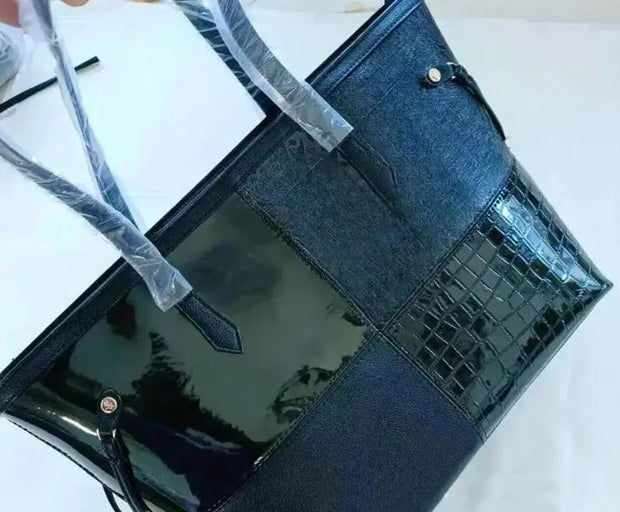 Pink Striped Tote Bag Women's Large Capacity Fashion Shoulder Bag Travel Portable Shopping Bag Casual Canvas Bag Handbag