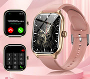 2025 New Smart Watch Bluetooth Call Message Reminder 24 Hour Health Monitoring Smart Watch Gift for Men and Women