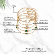 Vintage-Inspired Bracelet Set with Sparkling Rhinestones - Infinity & Geometric Designs, Perfect for Casual Attire or Gifti