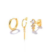 Multible Earring Jewelry Sets Earring for Women Fashion Casual Earrings Jewelry Circle Star Flower Geometry Piercing Earing