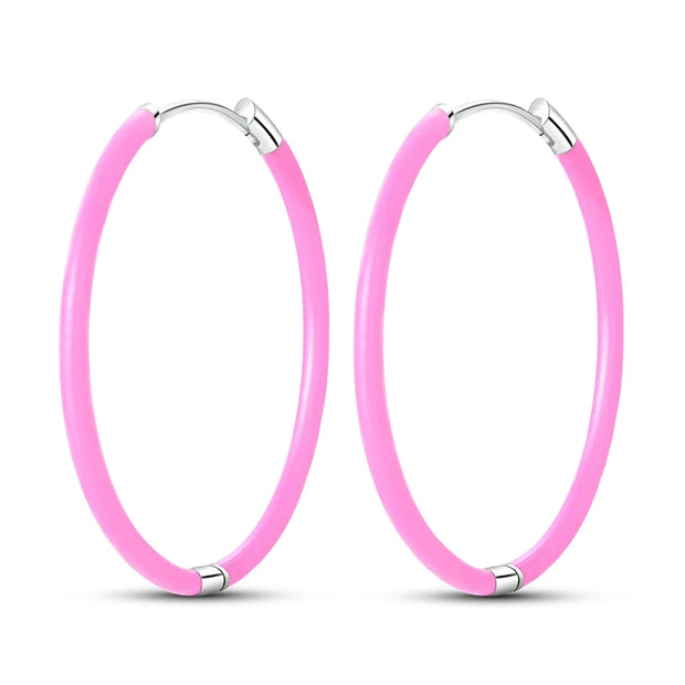 Geometry Hoop Earrings Original 925 Silver Star Moon Circle U-shape Earrings For Women Love Heart Fine Jewelry Wedding Gift
