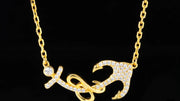 THUE High Quality Unisex 925 Silver Anchor Necklace For Men Women Hip Hop Jewelry Gifts
