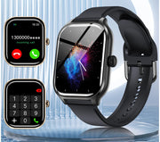 2025 New Smart Watch Bluetooth Call Message Reminder 24 Hour Health Monitoring Smart Watch Gift for Men and Women