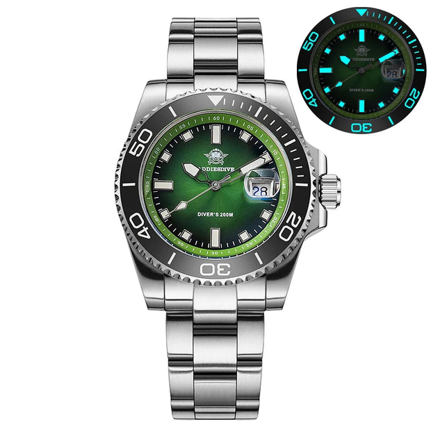 ADDIESDIVE 41mm Top Brand Sports Diver Watch Ceramic Bezel Colorful Dial  AD2089 Reloj Hombre 200m Waterproof NEW Quartz Watches