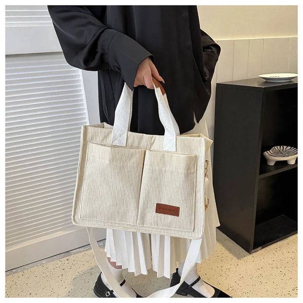 handbag, large capacity new fashionable canvas shoulder bag, crossbody bag,  bag  zwq