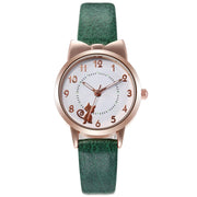 Luminous Kids Children Watch Digital Round Dial Children Watch Leather Strap Quartz Watches Kid Girls Clock Relogio Montre Reloj