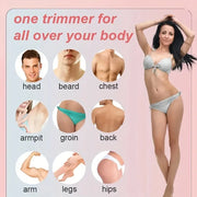Women's razor, household full-body USB electric hair removal instrument, suitable for suitable for armpit, arm, bikini line, leg