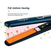 Mini Hair Flat Iron 2 in 1 Hair Straightener and Curler Portable Straightening Iron Constant Temperature