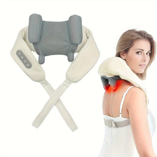 Brushless Massager Wireless Shoulder And Back Kneading Massage Shawl Neck masajeador