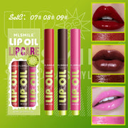 set Press Lipstick Solid Lip Gloss Long-lasting Easy Color Moisturizing Lip Gloss Pearl Mirror Lip Gloss