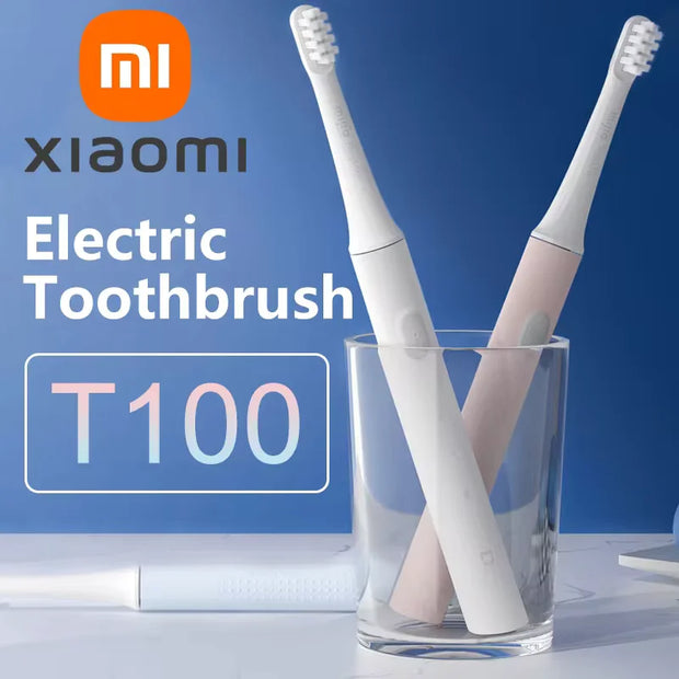 Mijia T100 Sonic Electric Toothbrush Mi Smart Waterproof Tooth Head Brush IPX7 Rechargeable USB for Teeth Brush Whitening