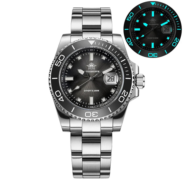 ADDIESDIVE 41mm Top Brand Sports Diver Watch Ceramic Bezel Colorful Dial  AD2089 Reloj Hombre 200m Waterproof NEW Quartz Watches