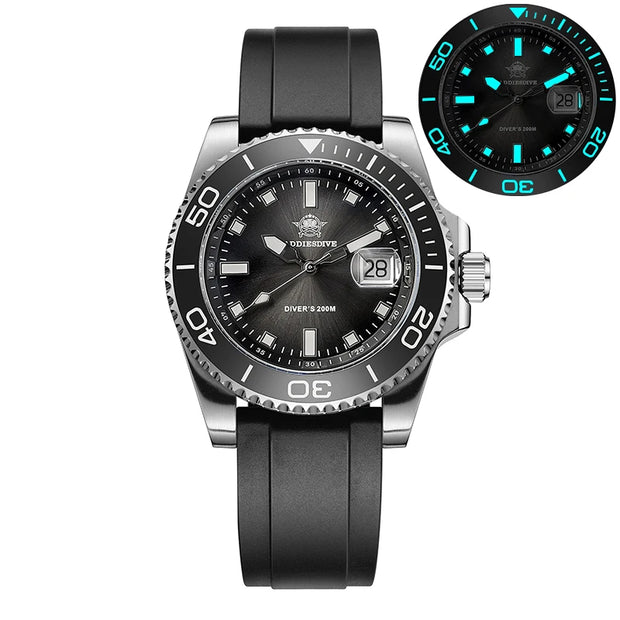 ADDIESDIVE 41mm Top Brand Sports Diver Watch Ceramic Bezel Colorful Dial  AD2089 Reloj Hombre 200m Waterproof NEW Quartz Watches