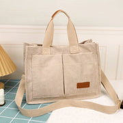 handbag, large capacity new fashionable canvas shoulder bag, crossbody bag,  bag  zwq